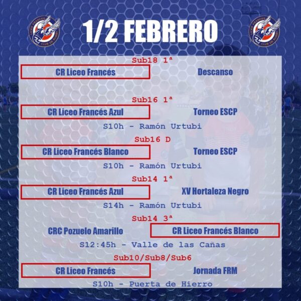 Programación 01 y 02 febrero - cuadro 02