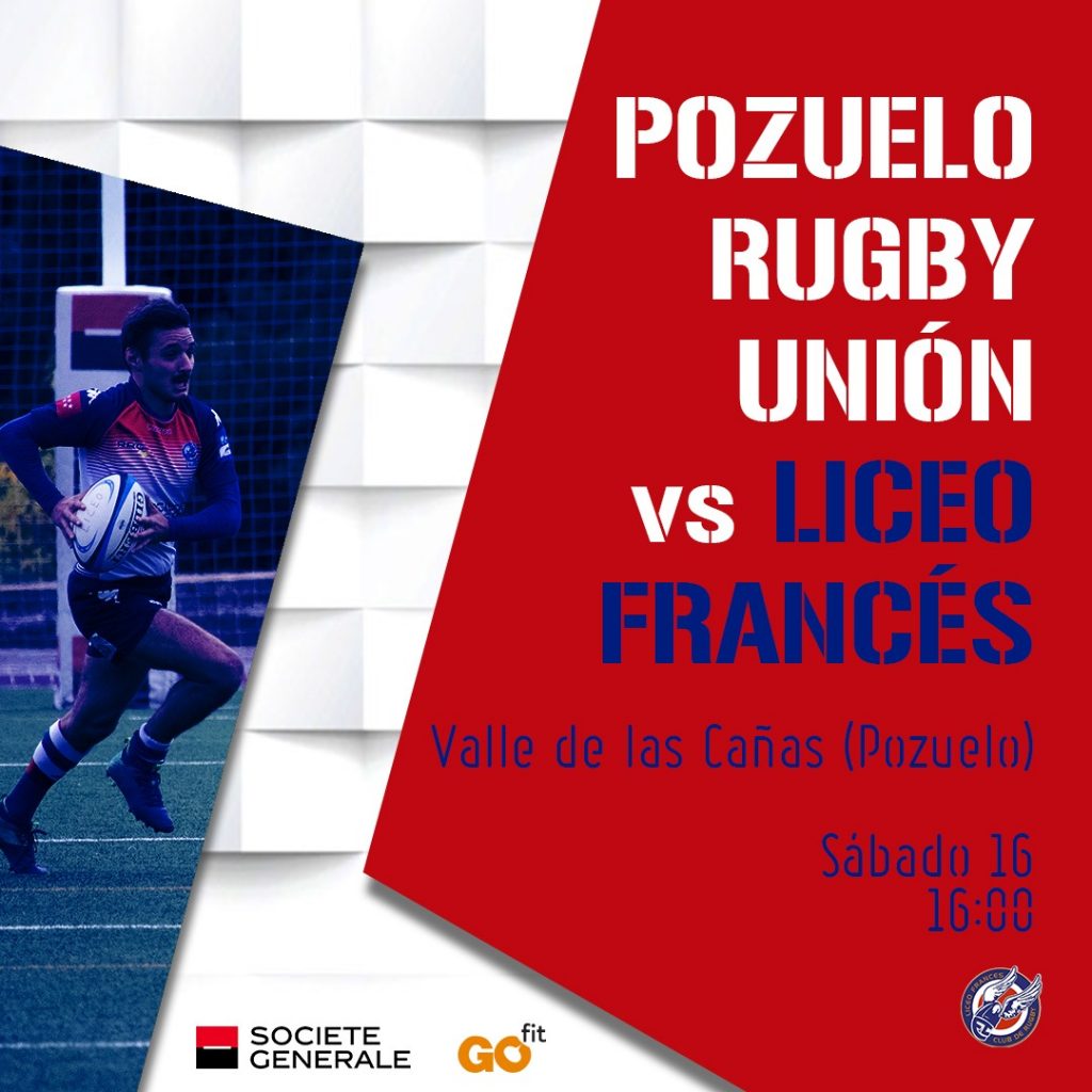 Liceo Francés vs Pozuelo Rugby Unión partido