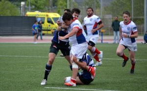 Nacho López jugando en un partido