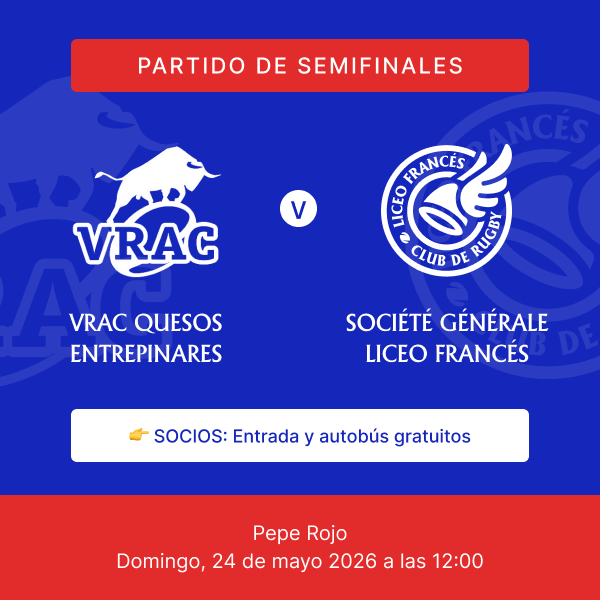 SOCIOS ACTUALES Entrada y autobús gratuitos.